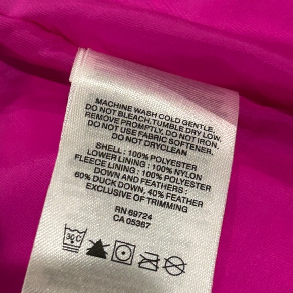 Columbia Infant Snuggly Bunny Bunting 🐰 HOT PINK HOUNDSTOOTH SNOWSUIT 0 - 3 - Picture 6 of 9